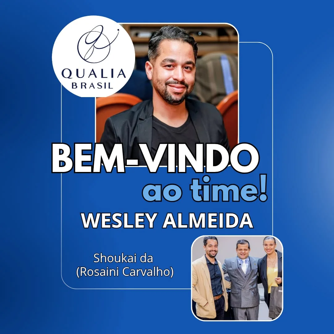 Arte de boas-vindas para Wesley Almeida