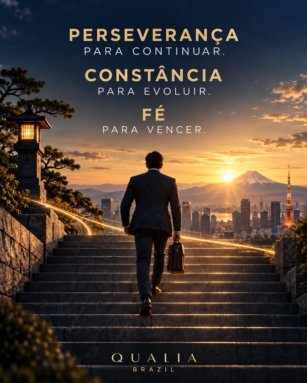 Inspiração japonesa e liderança